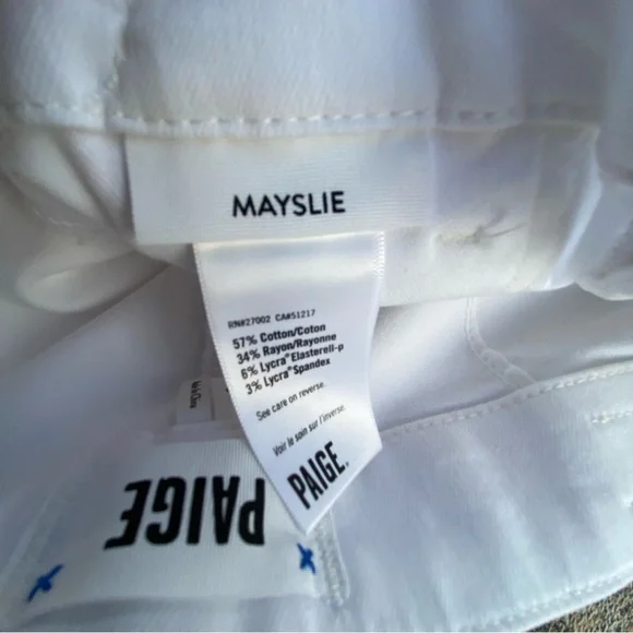 NWOT Paige Mayslie Belted Denim Jogger Pants size 26 2 - Picture 13 of 14